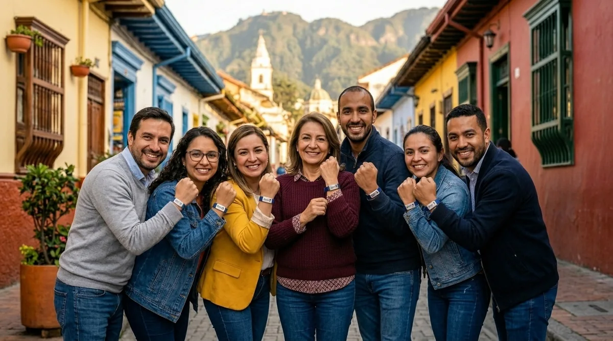 Familias con manilla Conecta Senior